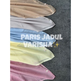Hijab Segi Empat Paris Jadul By Varisha ,Ada ,Azara,Umama Jilbab Warna Terlaris Kekinian Soft Colour