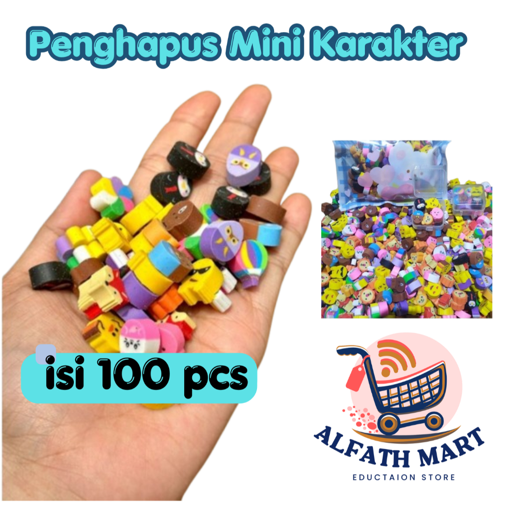MINI ERASER CONTENTTS 100 / CHARACTER ERASER / SMALL ERASER