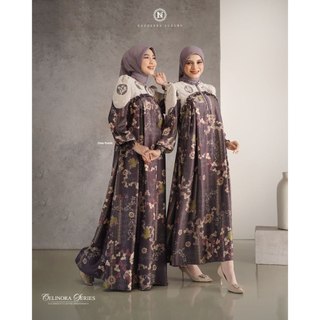 BUSANA MUSLIM CELINORA DRESS DAN MIDI DRESS BY NADHEERA LUXURY
