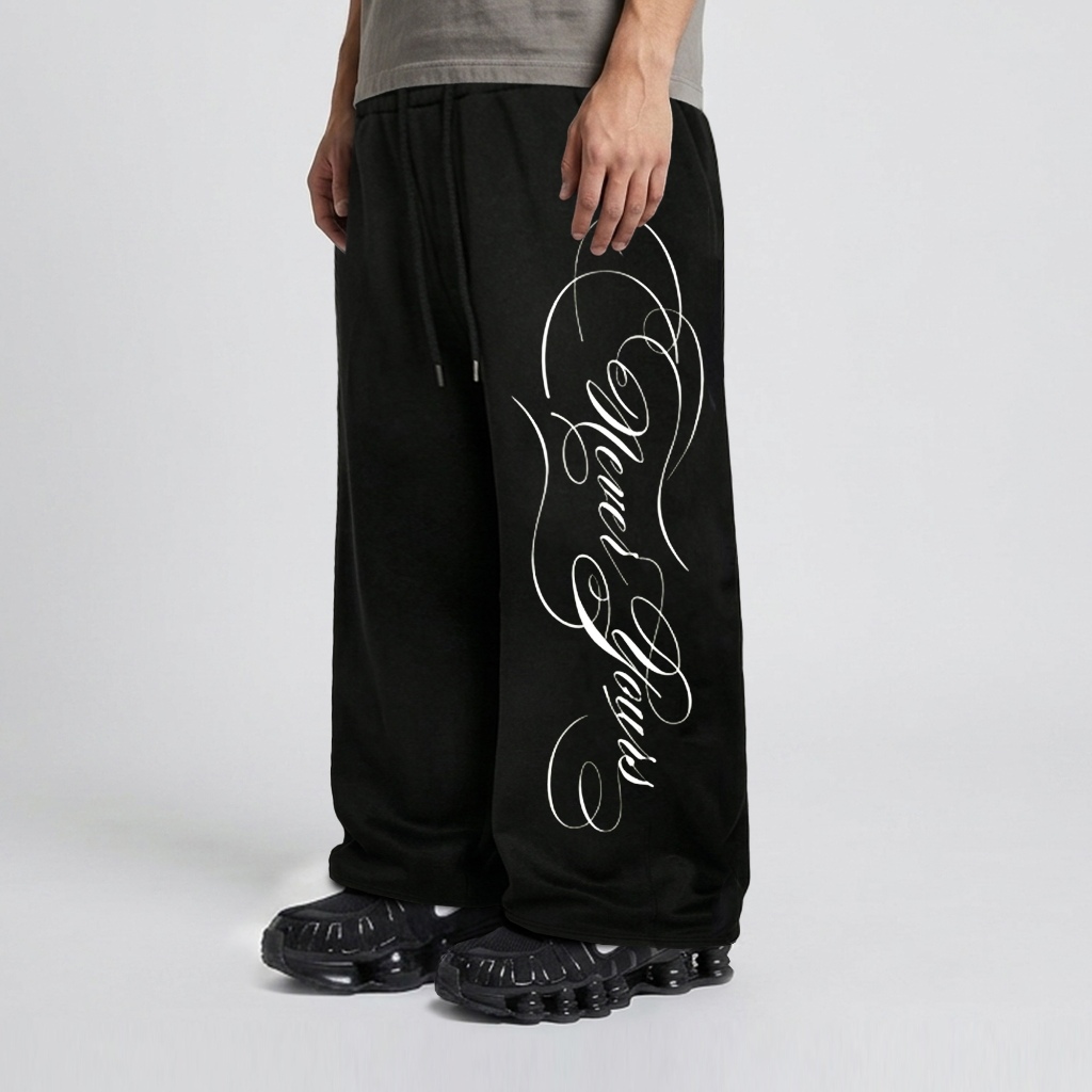 Neversize - กางเกงวอร์ม Baggy - Kazuya Black