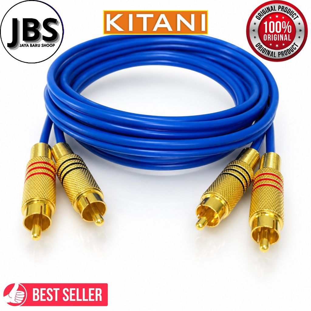 สายสัญญาณเสียง RCA ตัวผู้เป็นตัวผู้ / แจ็ค RCA 2ke2