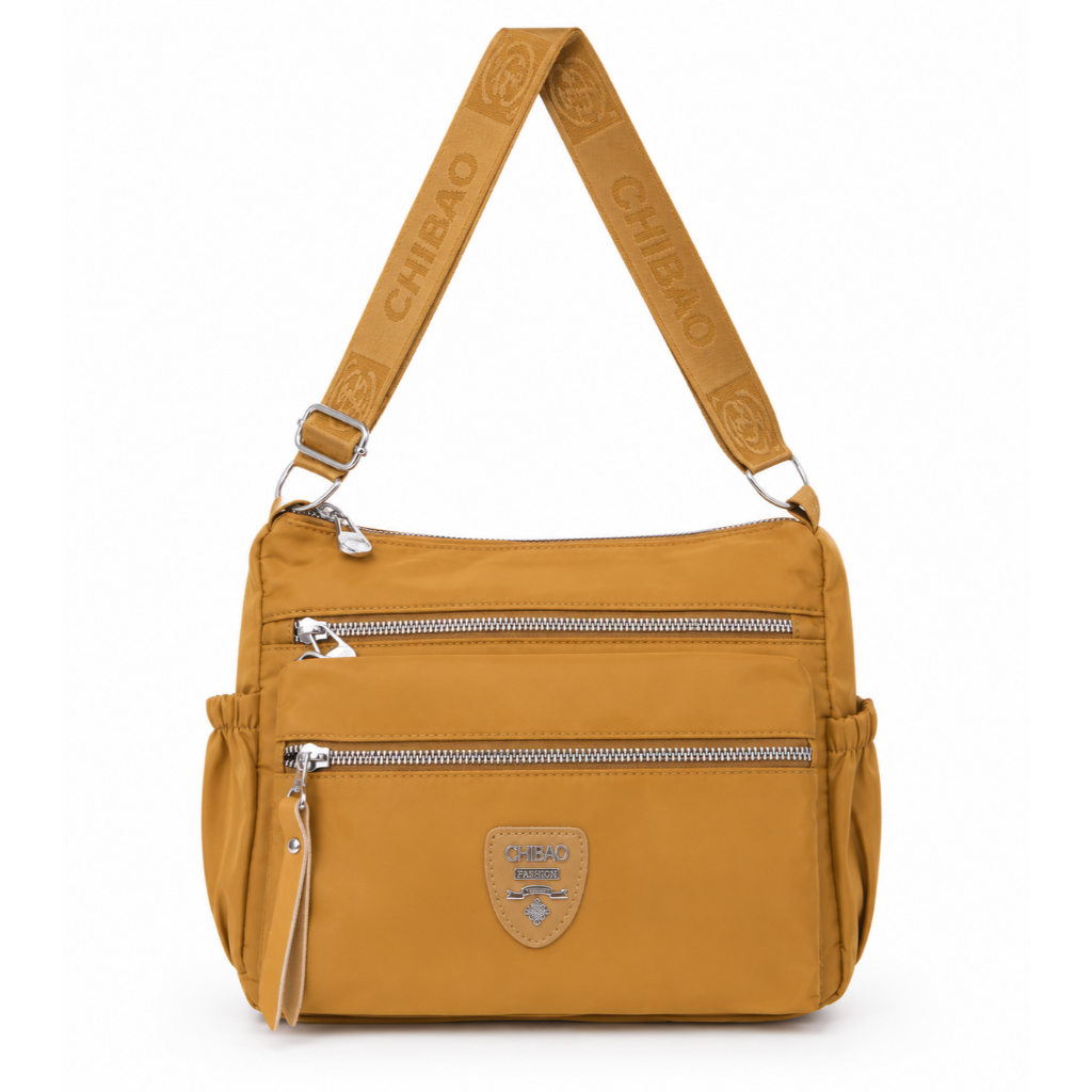 CHIBAO - Tas Selempang Wanita Seri 1973 - XL Sling Bag Nilon Medium Liburan Terbaru