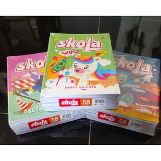 Buku Skola by Sidu 58 Lembar (1pack isi 10buku)