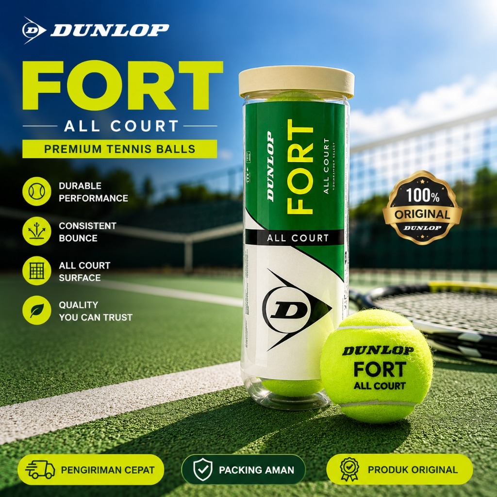 ลูกเทนนิส Dunlop Fort Original Official (3 ลูก)