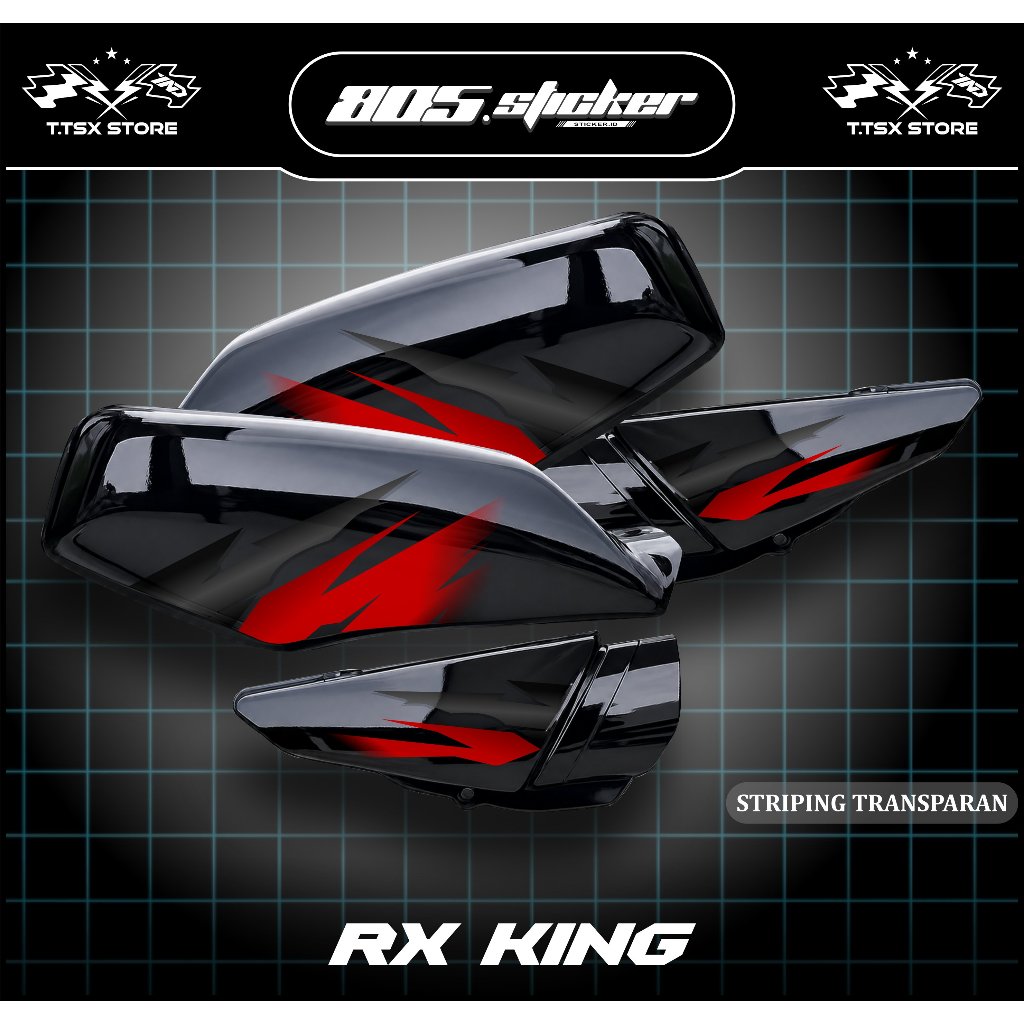 RX KING STRIPING/RX KING สติ๊กเกอร์/RX KING แถบหลากหลาย KING