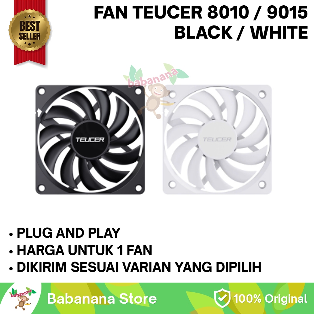 FAN TEUCER 8010 9015 CASING PC DESKTOP COOLER COOLING FAN 8CM 9CM 80 MM 90 MM 8 CM 9 CM