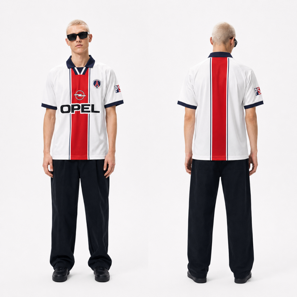 PSG Fantasy Away Vintage Oversize Jersey ฟรีชื่อที่กําหนดเอง