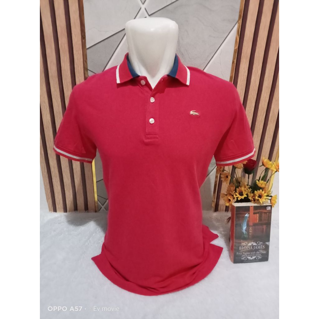 เสื้อเชิ้ตคอปกโปโล Lcos โลโก้เหล็ก