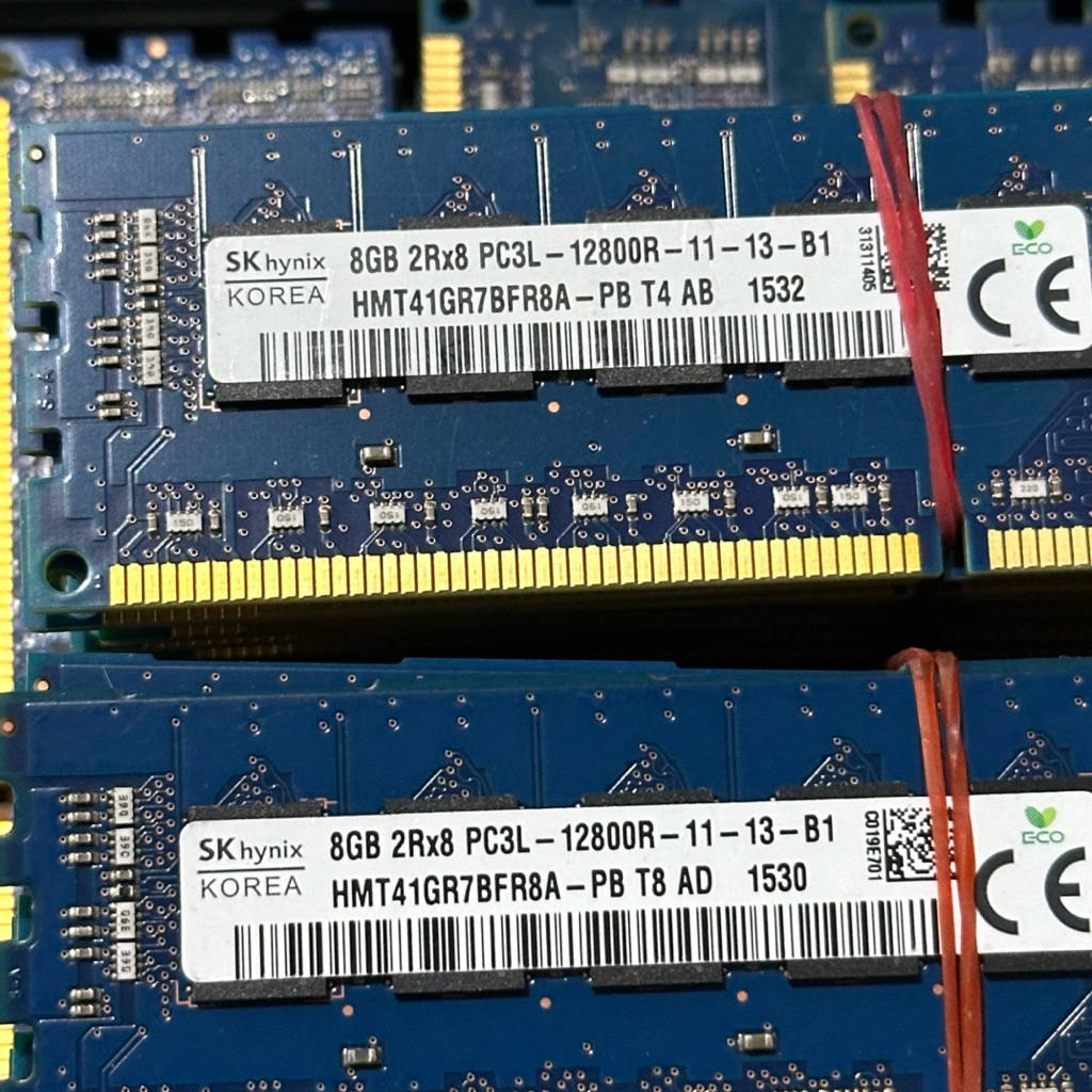 RAM Server 8 GB DDR 3 Pc 12800R เหมือนใหม่