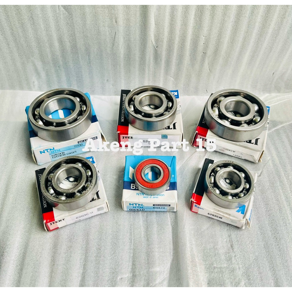 MESIN Bearing Ratio เครื่องยนต์ Sett 6PC KOYO NTN JAPAN ORIGINAL Yamaha Jupiter z old Jupiter z burh