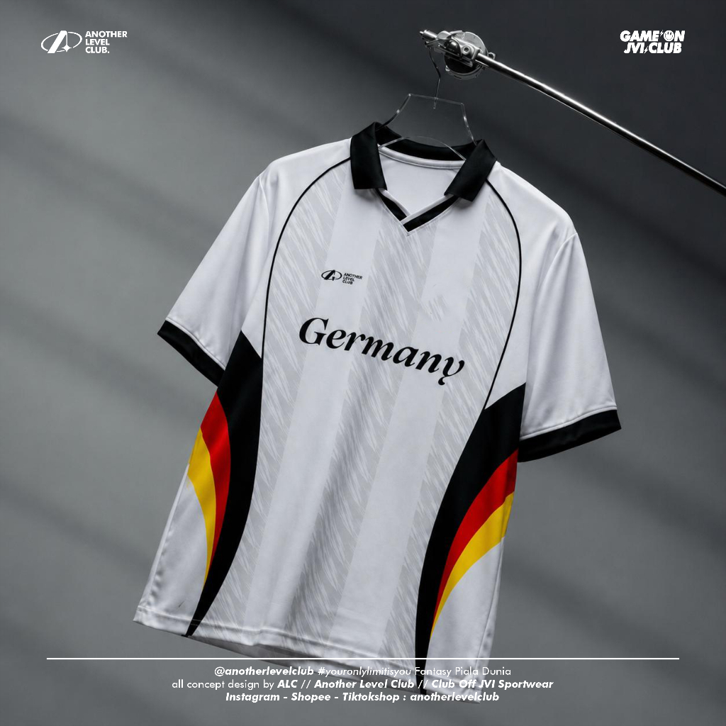 JVI x ALC JERSEY GERMANY VINTAGE JERSEY RETRO JERSEY FOOTBALL JERSEY SPORT JERSEY FANTASY