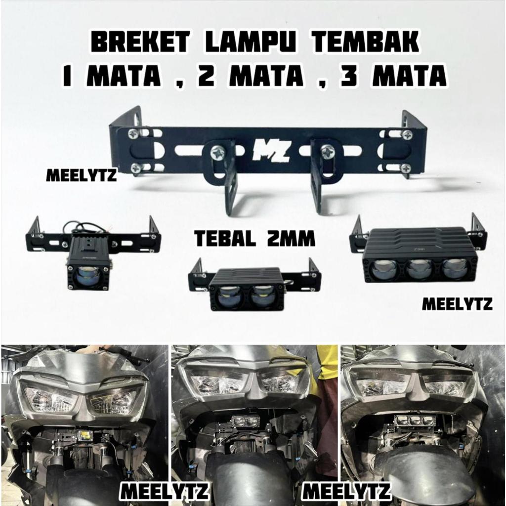 MATA Meelytz 2mm Universal Premium Undercarriage Spotlight Bracket 1 Eye 2 Eyes 3 Eyes
