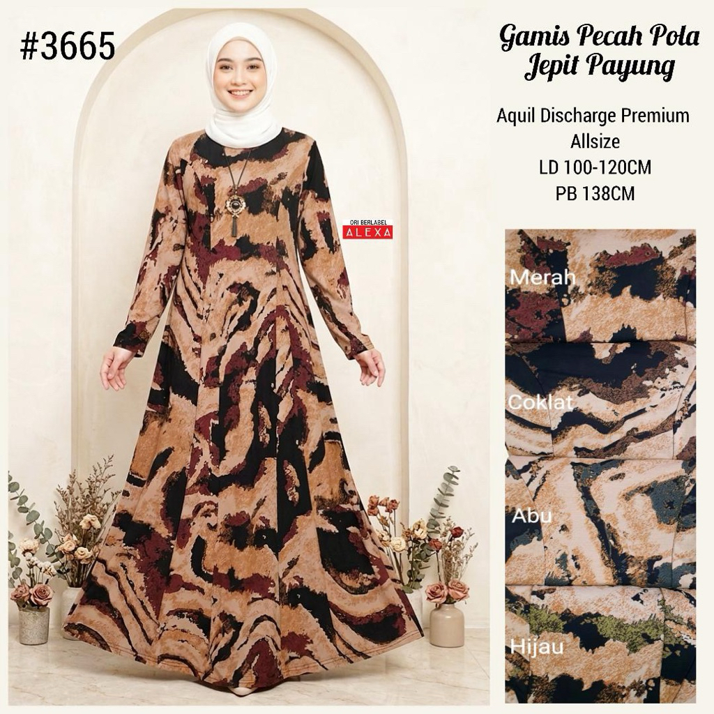 MAYUNG MUSLIM GAMIS LD 100-130 เสื้อยืด PREMIUM STRETCH COOL COMFORTABLE 3665