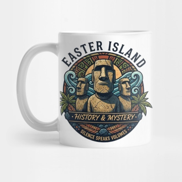 แก้วที่ระลึก EASTER ISLAND - แก้วชา Island Paradise