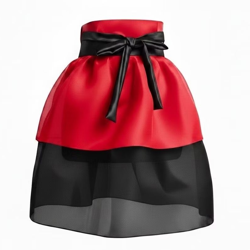 HANBOK SKIRT / HIGH WAIST ORGLAZ SHORT CHIMA SKIRT