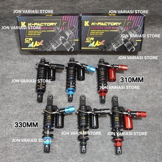 SHOCKBREAKER ORIGINAL K FACTORY PRELOAD KLIK REBOUND TABUNG FUNGSI 330MM 310MM MIO SPORTY BEAT SCOOPY VARIO 125 VARIO 150 VARIO 160 CBS STYLO 160 CBS MIO M3 BEAT FI VARIO 110 CR PRO MAX