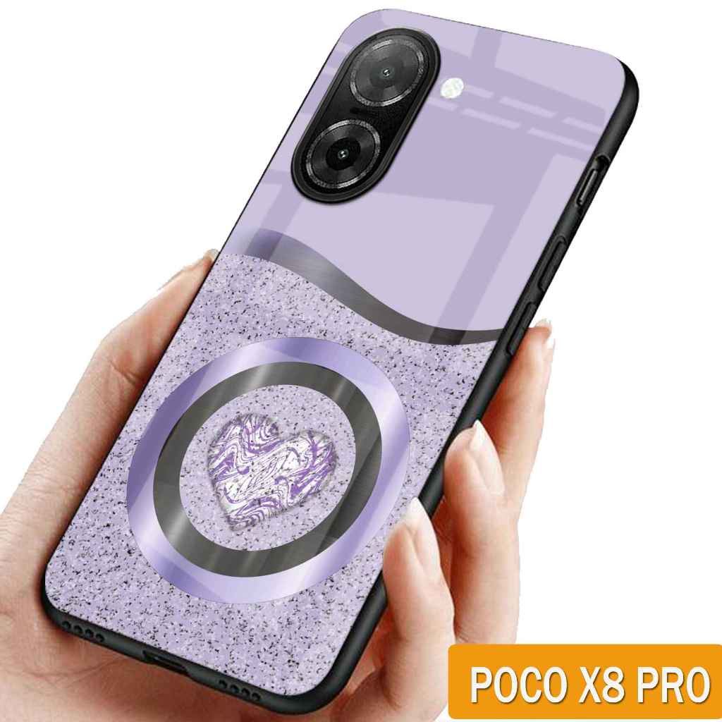 HP Glossy Glass Phone Softcase สําหรับ POCO X8 PRO - เคส POCO X8 PRO - POCO X8 PRO - เคสโทรศัพท์ -A1