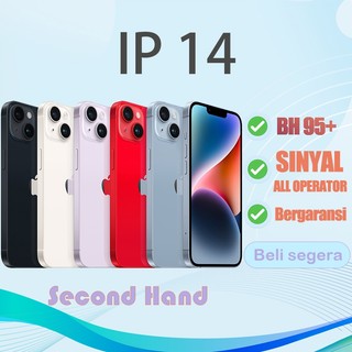 IP 14 256GB/128GB MULUS GOOD CONDITIONS NO RECORD FULLSET BH 95+ SECOND HAND