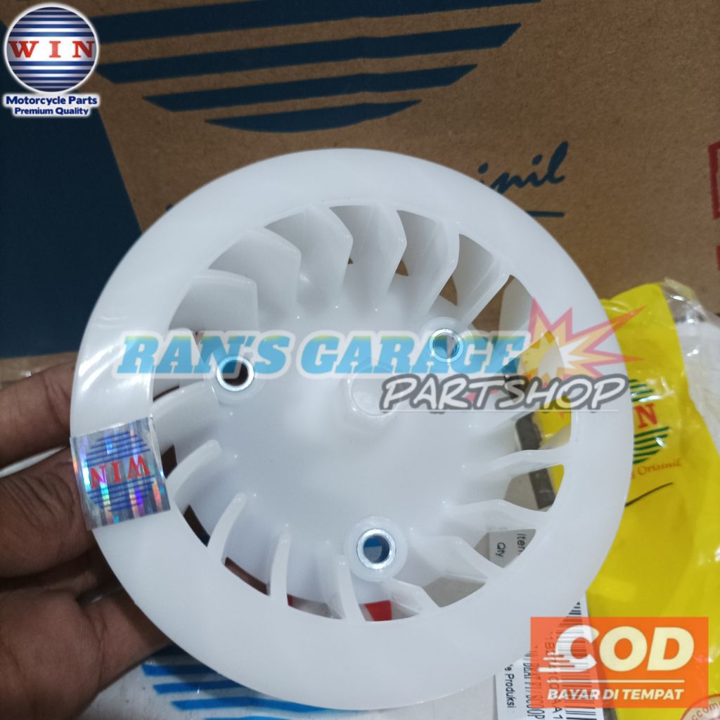WIN พัดลมแม่เหล็ก HONDA BEAT CARBON KVY FI INJECTION KZL K44 K81 BEAT BIT BET POP STREET SPACY SCOOP