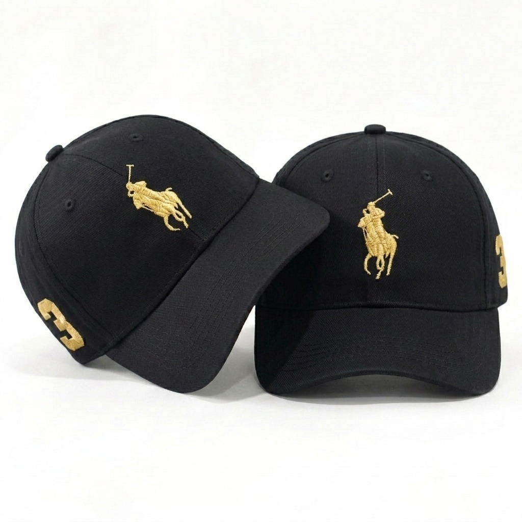 หมวกเบสบอล POLO Distro ปักล่าสุด 2026 วัสดุผ้าฝ้าย Driil