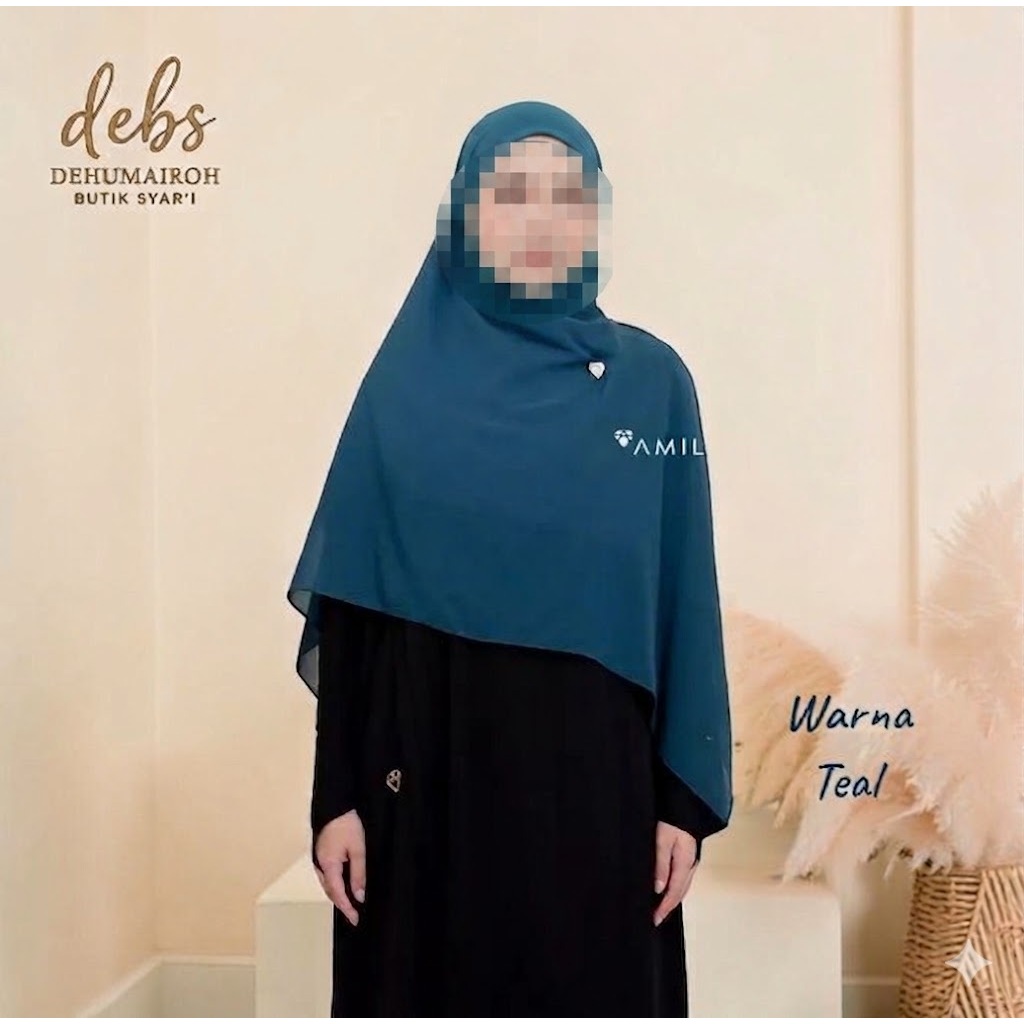 Nata Hijab Square Bandana Amily - Square Bandana Amily - Square Bandana Ceruty - Nata French Square 