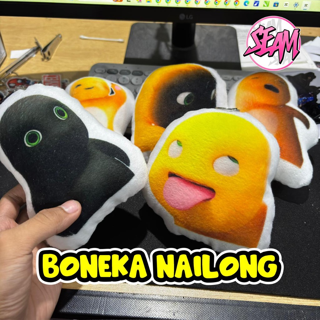 GANTUNGAN NAILONG DOLL ตุ๊กตาแขวนน่ารัก BURNT NAILONG