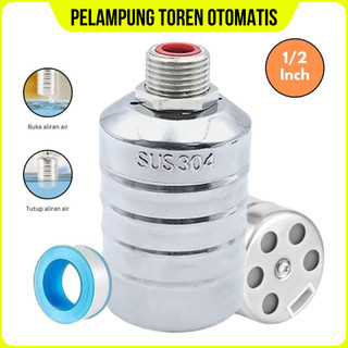 Pelampung Toren Stainless Steel Ukuran 1/2 Inch Kran Otomatis Anti Luber Untuk Tandon Anti Bocor