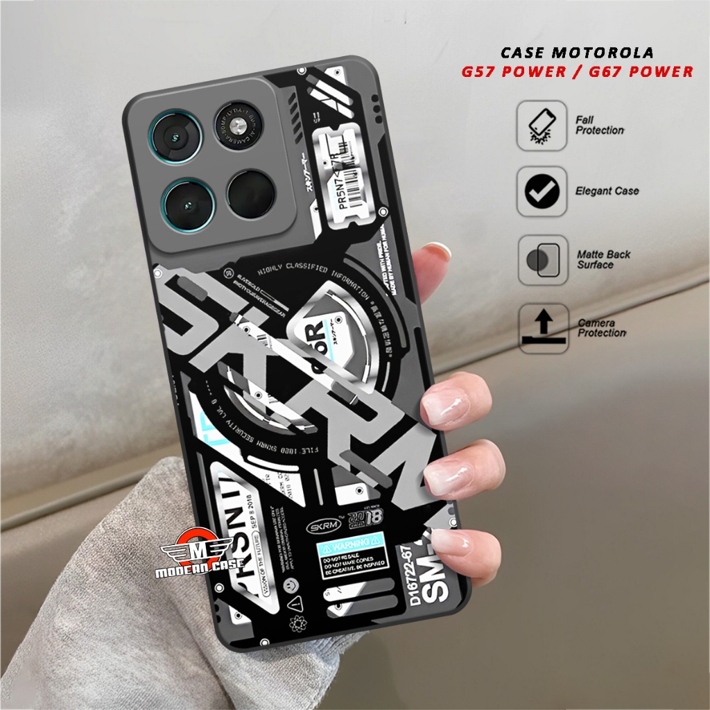 HP Softcase ซิลิโคนสําหรับ Motorola G57 POWER / G67 POWER ปลอกใหม่ 2026 - เคสโทรศัพท์คลุมทั้งหมด - ป