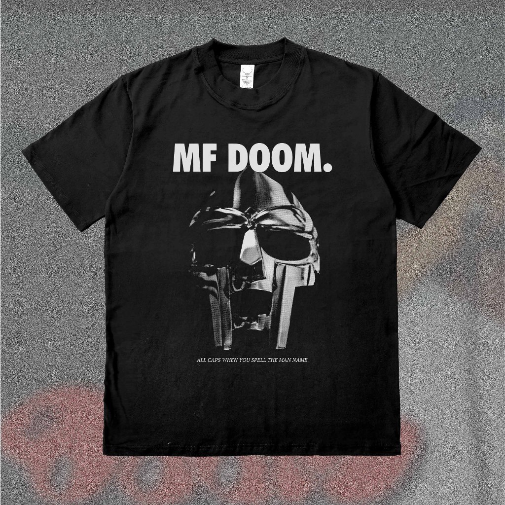 MF DOOM Heavyweight 16s - Merch MF DOOM Heavy Cotton Combed Bootleg Band เสื้อยืด