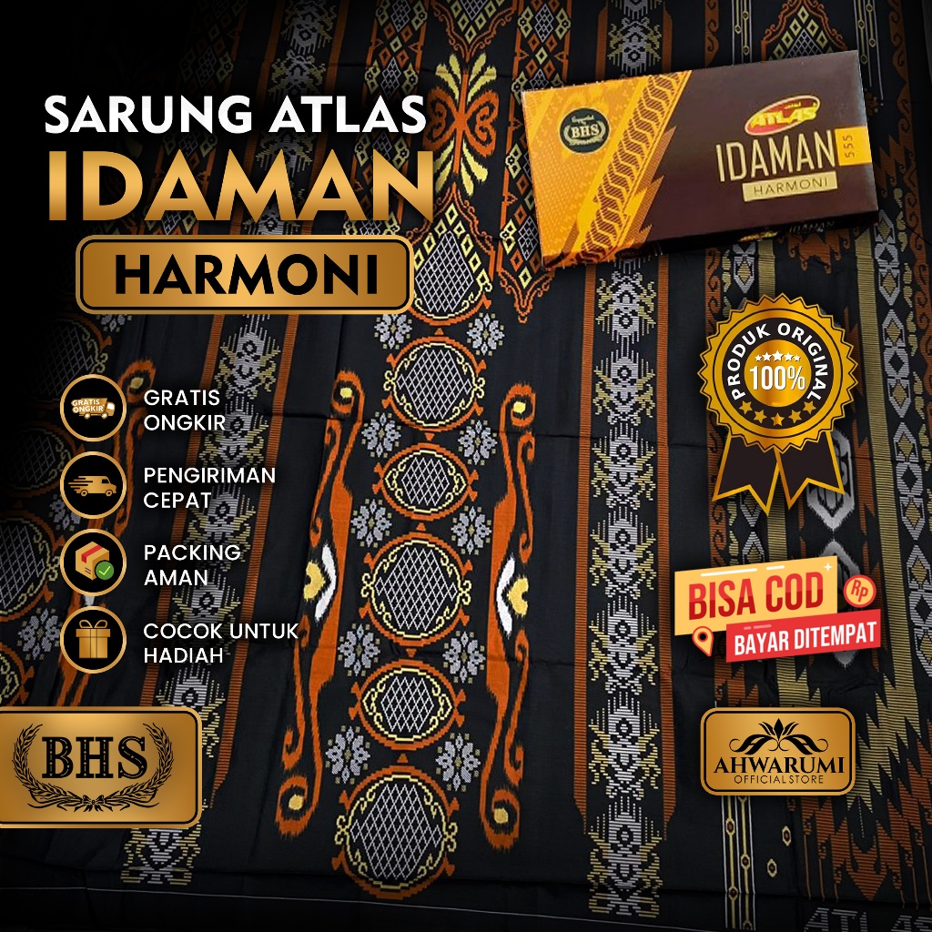 Atlas Sarong Idaman Harmoni BHS Motif