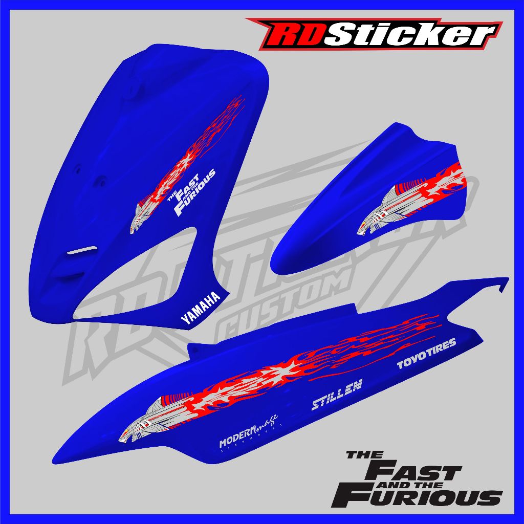 Striping mio sporty/mio smile fast furio*s