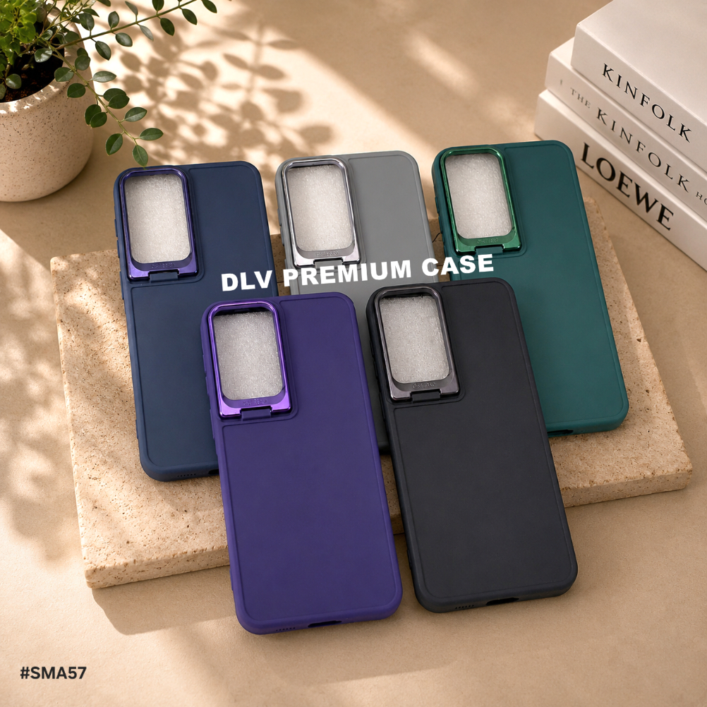 SAMSUNG A27 5G SAMSUNG A37 5G SAMSUNG A57 5G CASE LUXURY LENS HOLDER STAND เคสกล้อง MACAROON SAMSUNG