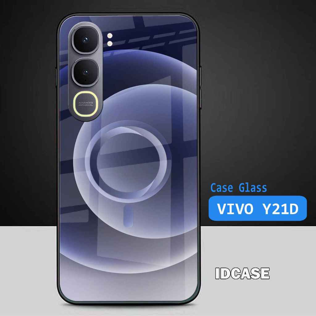 HP Softcase Glass - กระจกเงาสําหรับ VIVO Y21D Y31 - เคสโทรศัพท์ Vivo Y21D Y31 - K11