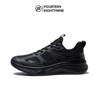 1489 - LYCAON Void Black Sportstyle Sepatu Sneakers Pria Wanita - FE18