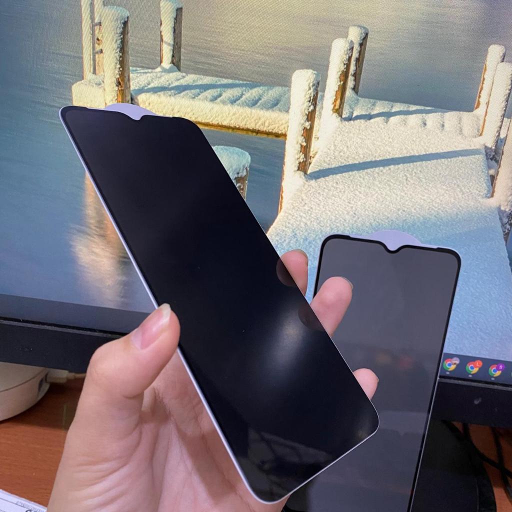 LAYAR SPY แก้วป้องกันรอยขีดข่วนความเป็นส่วนตัวแบบเต็มหน้าจอกระจกนิรภัย samsung m33 5g samsung a23 sa