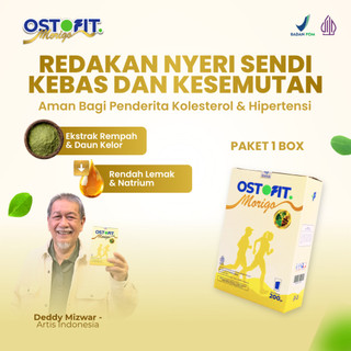 Ostofit Morigo - Susu Nyeri Sendi Dan Kebas Kesemutan Aman Untuk Kolesterol & Hipertensi Rendah Lemak & Natrium - 200gr Halal BPOM
