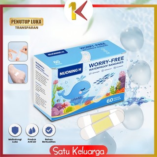 SK-C1364 Sticker Transparan Penutup Luka Anti Air / Stiker Tempel Perekat Praktis Tempelan Bening Pelindung Luka Penutup Bekas Luka Perekat Plester Waterproof