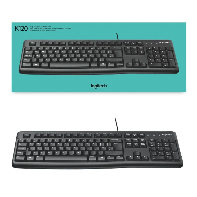 แป้นพิมพ์ Logitech K120 ดั้งเดิม