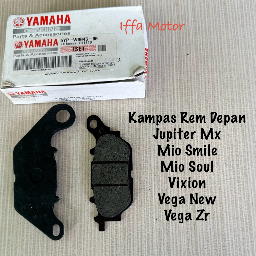 5YP-W0045-00 Discpad ผ้าเบรคหน้า Yamaha Jupiter Mx Vixion Mio Vega ใหม่