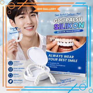 [GMGallery] Always Smile Gigi Palsu Buatan Set Atas Bawah Praktis - Perapi Gigi Palsu All Size Awet
