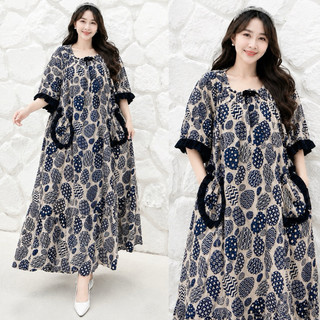 M&R - Daster Batuvika Wanita Rayon Grade A Busui Resleting Depan Jumbo