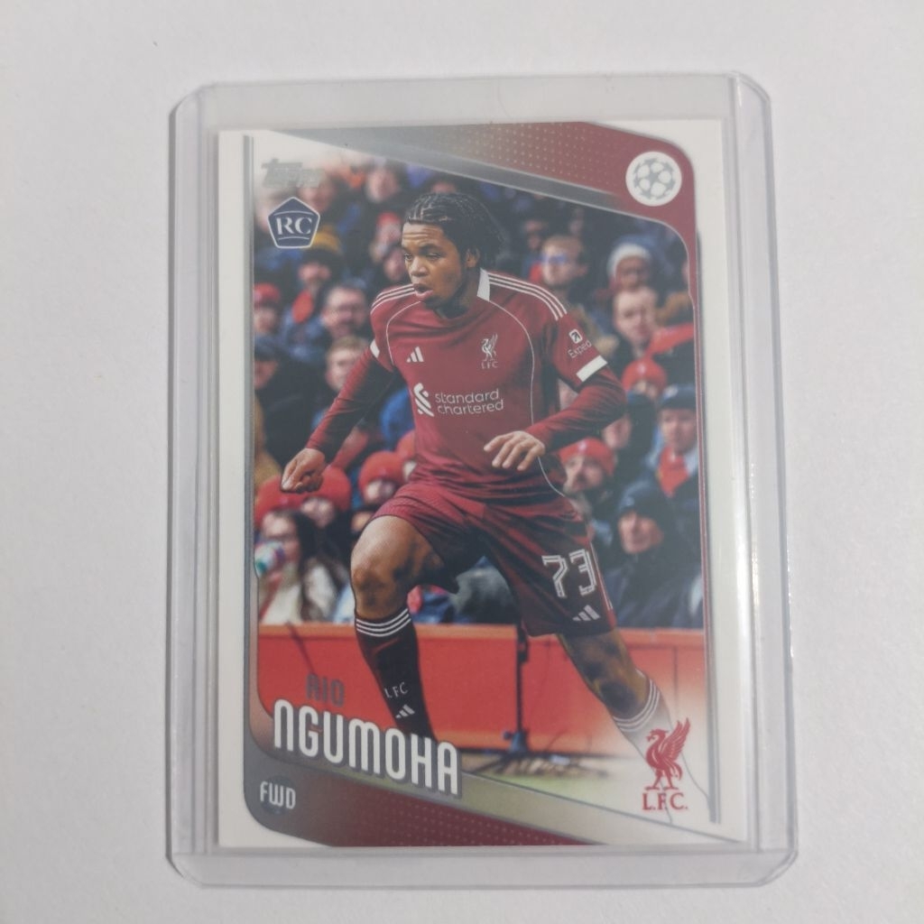 การ์ดฟุตบอล RC ลิเวอร์พูล Topps Rio Ngumoha
