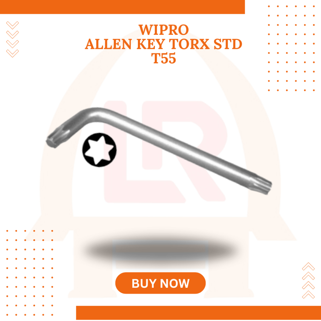 WIPRO ALLEN KEY TORX STD T55 STAR L KEY T55