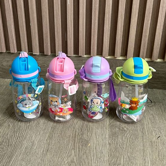 PLANET 2697 BPA FREE WATER BOTTLE 550ML DRINKING BOTTLE PLANET ANIMAL CHARACTER CHILDRENS DRINKING B