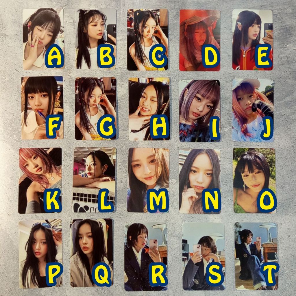 [READ DESCRIPTION] Photocard อย่างเป็นทางการ NewJeans, NJZ, MhDHH, หวานยังไง, เหนือธรรมชาติ, dani, h