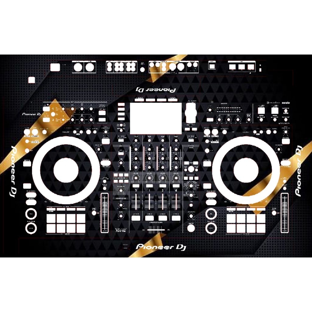 XDJ-XZ สติ๊กเกอร์กันรอยเครื่องดนตรีดีเจเพลง PIONEER