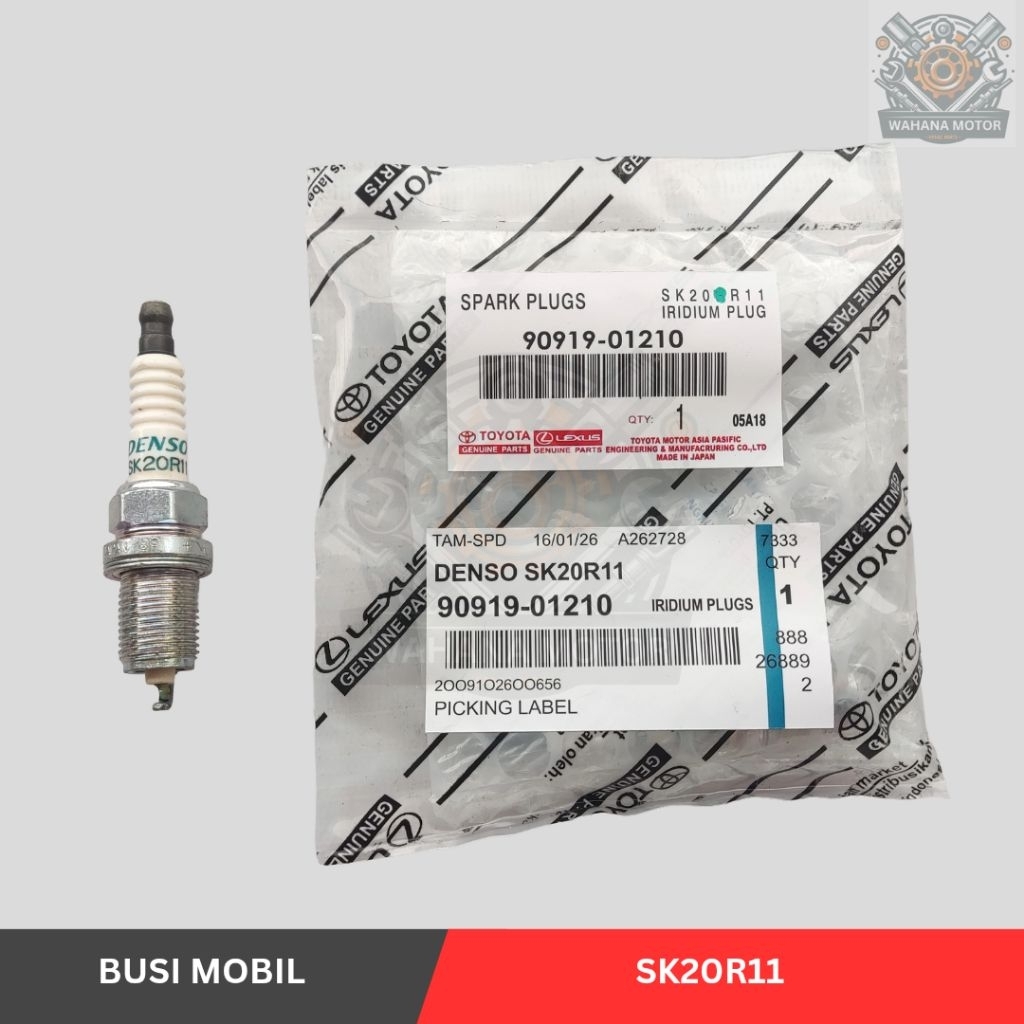Denso SK20R11 Harrier & Alphard Vellfire & Camry Iridium Spark Plugs - 1 ชิ้น