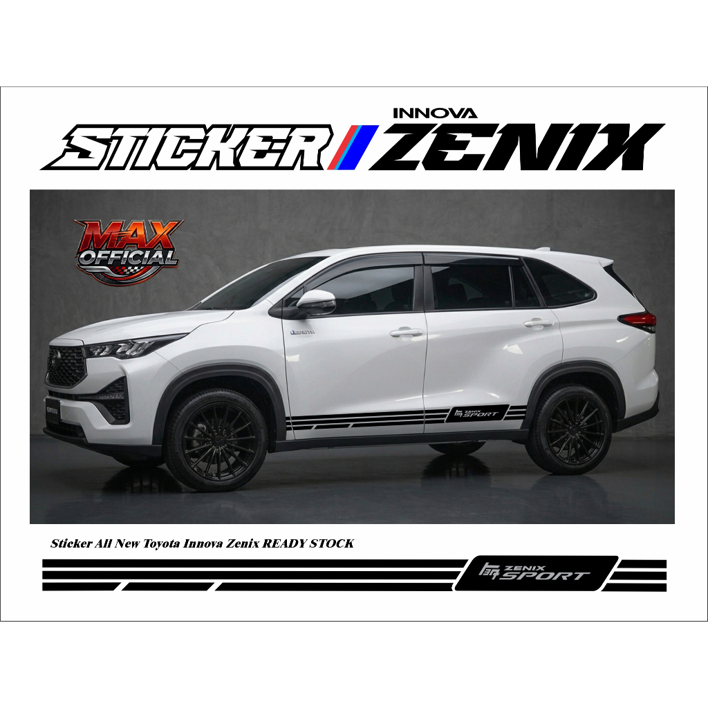 สติ๊กเกอร์ Kijang Innova Zenix, อุปกรณ์เสริม Kijang Innova Zenix, สติ๊กเกอร์