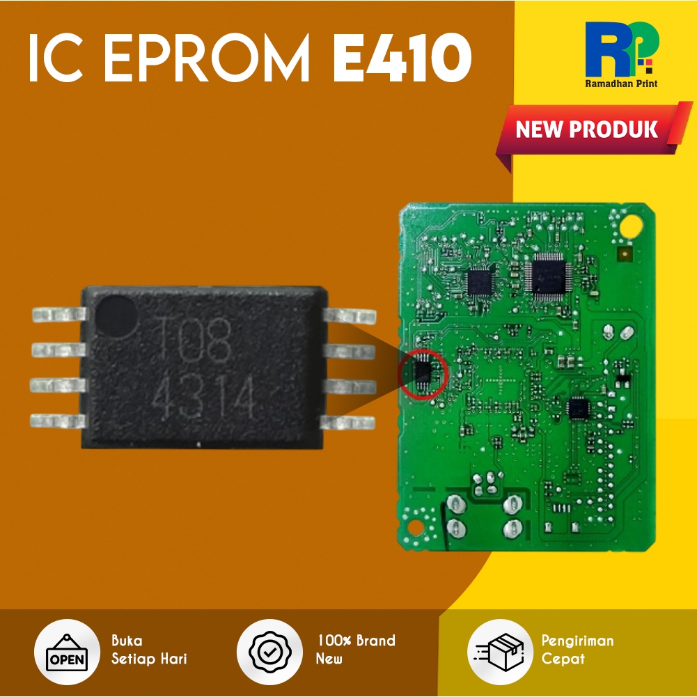 Canon E410 Eprom IC รุ่นใหม่ T08, เครื่องรีเซ็ตเครื่องพิมพ์ Canon E410