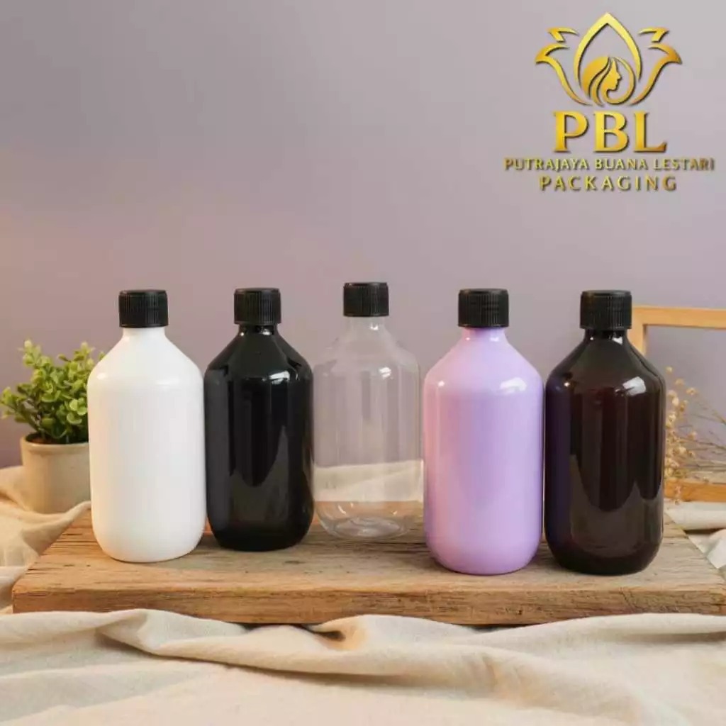 ขวดเกลียว Mada 300ml ตัวแปรสี - ฝาเกลียวพลาสติกคอ 24 สีดํา / ขวดน้ํามัน 300ml / ขวด Mada 300ml ตัวแป